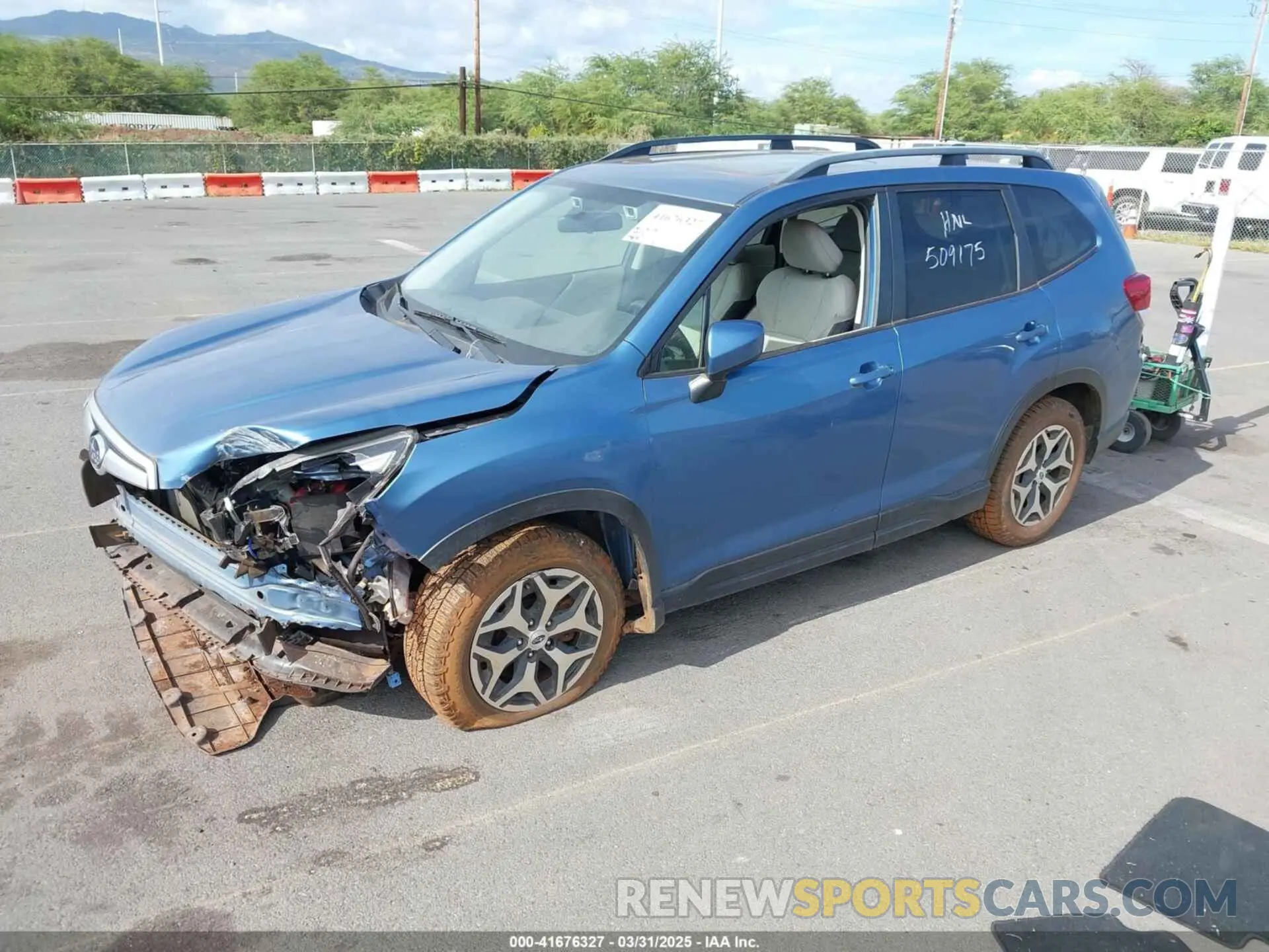 2 Photograph of a damaged car JF2SKAEC1KH509175 SUBARU FORESTER 2019