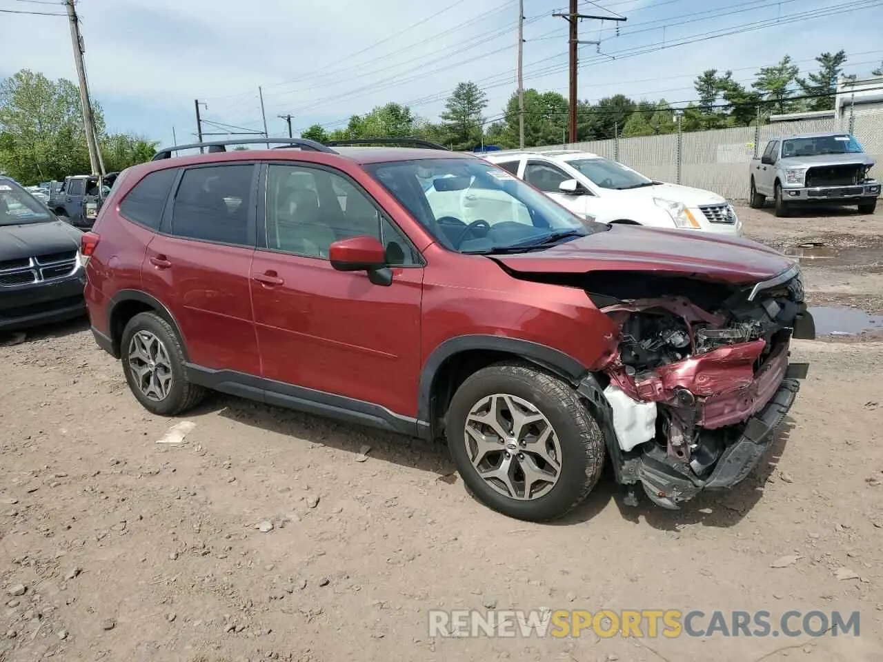 4 Photograph of a damaged car JF2SKAEC2KH591921 SUBARU FORESTER 2019