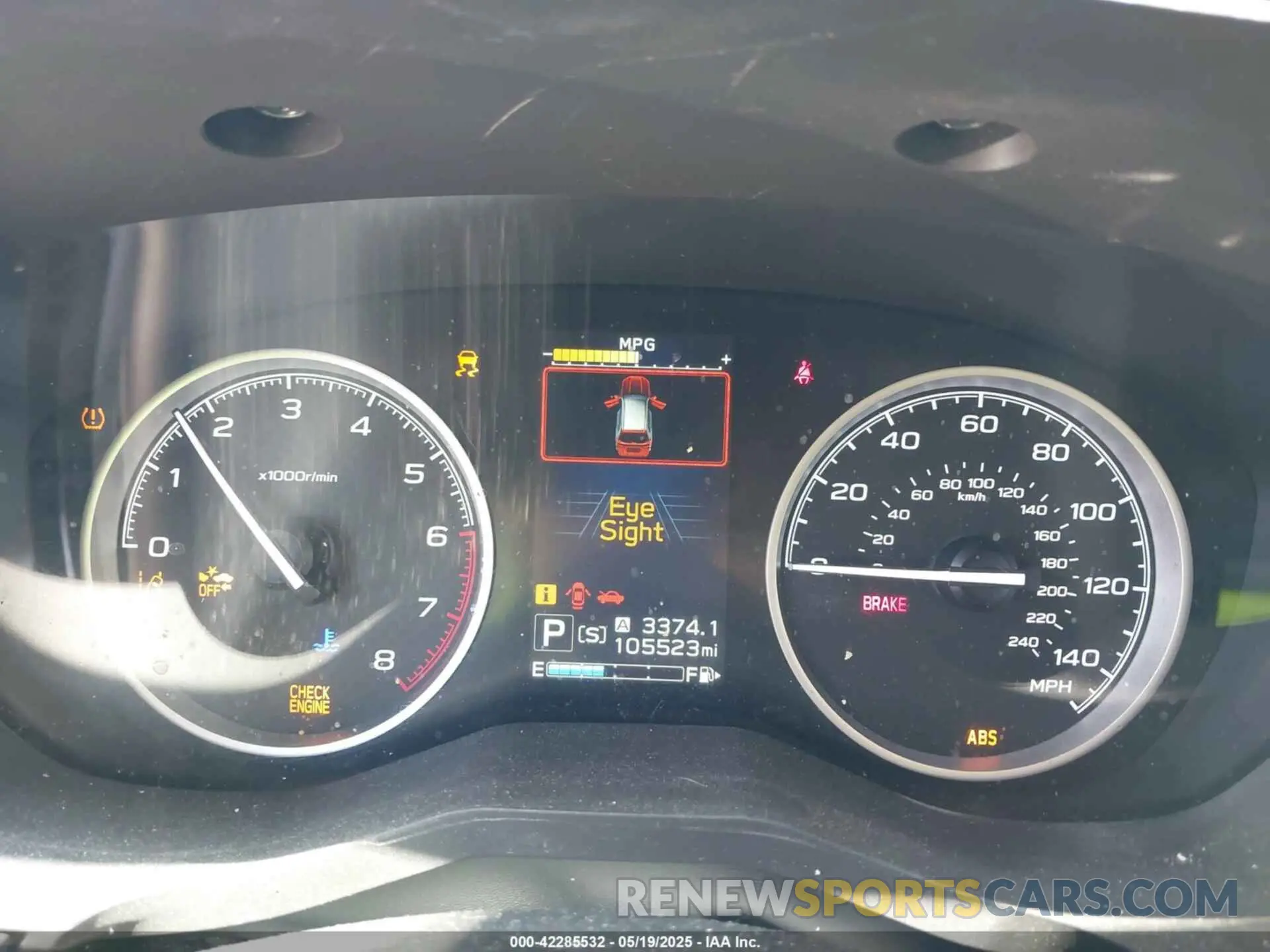 7 Photograph of a damaged car JF2SKAEC3KH407571 SUBARU FORESTER 2019
