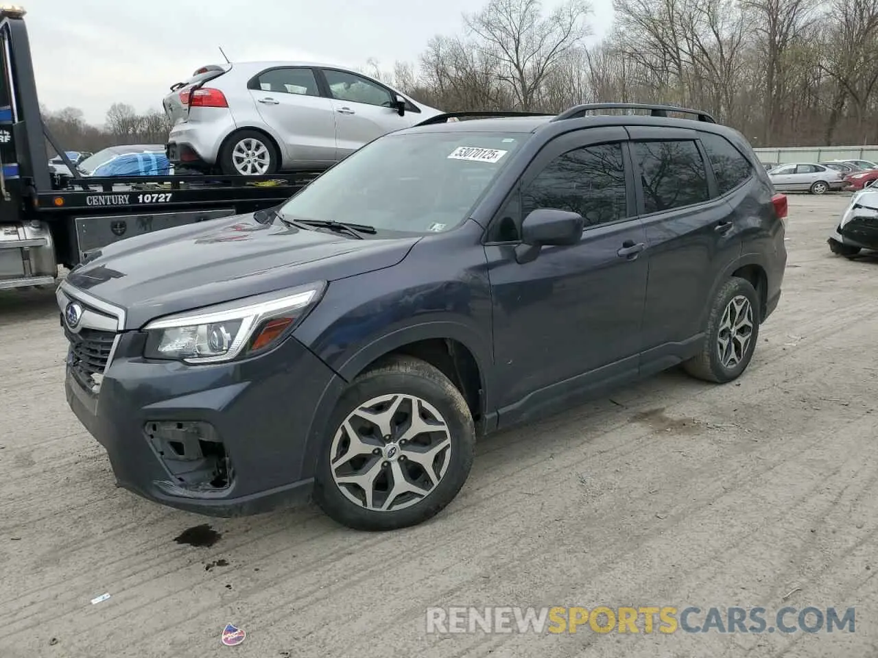 1 Photograph of a damaged car JF2SKAEC3KH432521 SUBARU FORESTER 2019