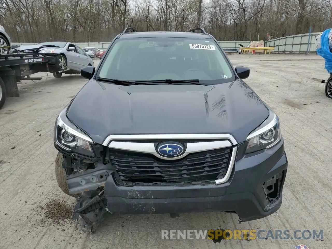5 Photograph of a damaged car JF2SKAEC3KH432521 SUBARU FORESTER 2019