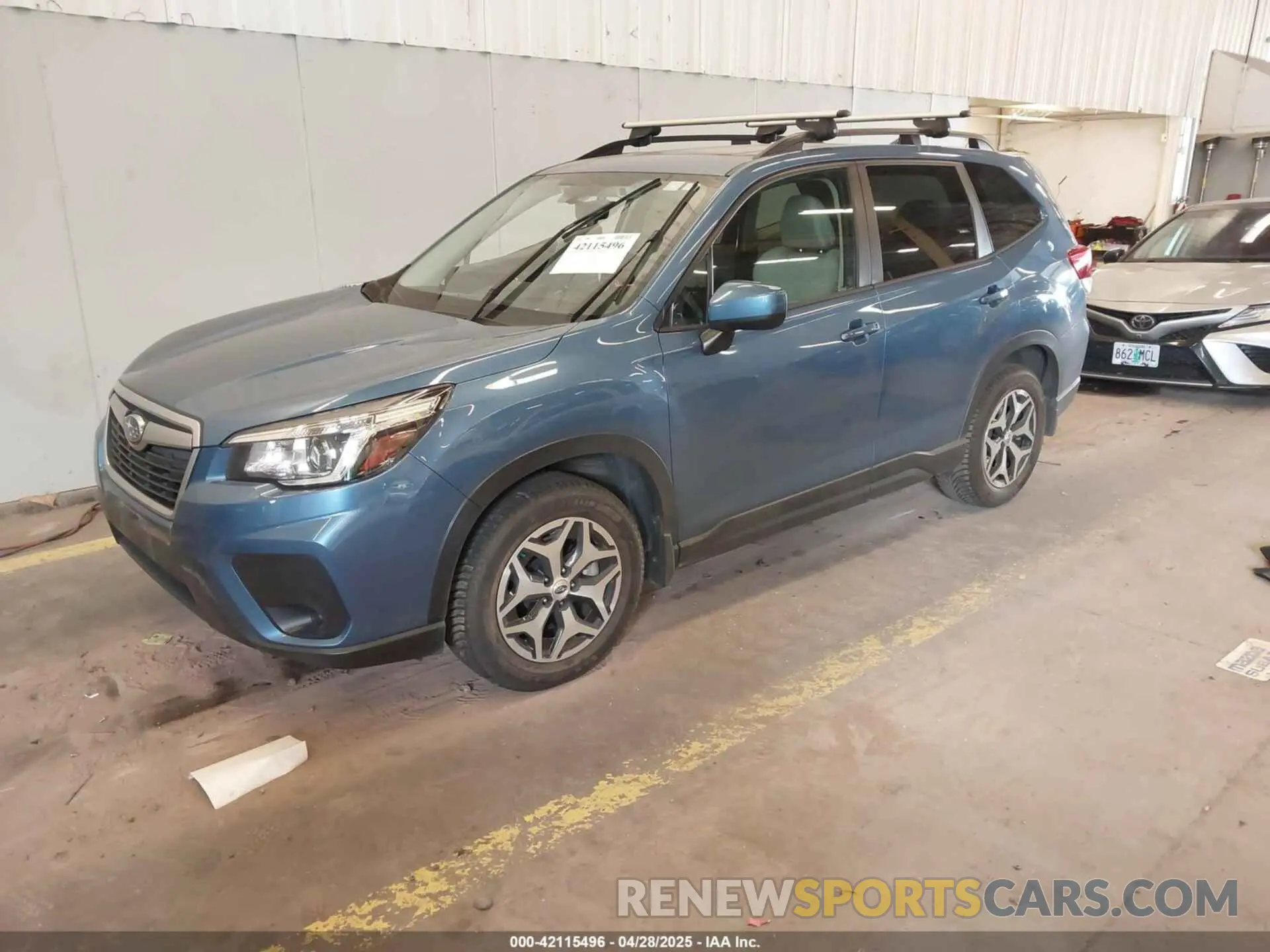 2 Фотография поврежденного автомобиля JF2SKAEC3KH590972 SUBARU FORESTER 2019