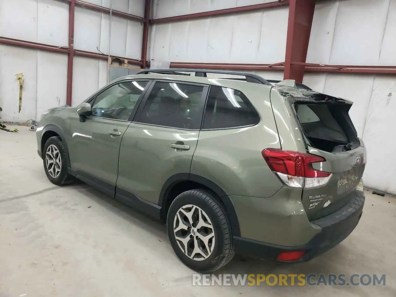 2 Фотография поврежденного автомобиля JF2SKAEC4KH572772 SUBARU FORESTER 2019