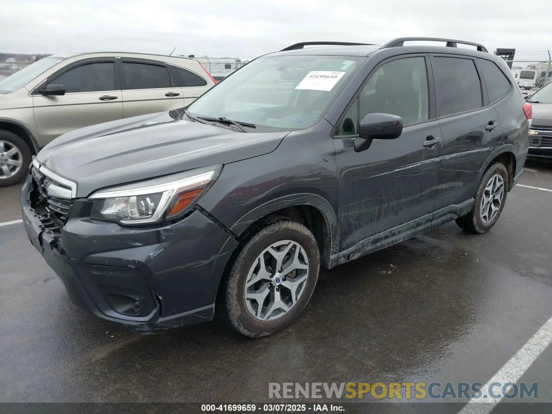 2 Photograph of a damaged car JF2SKAEC5KH583862 SUBARU FORESTER 2019