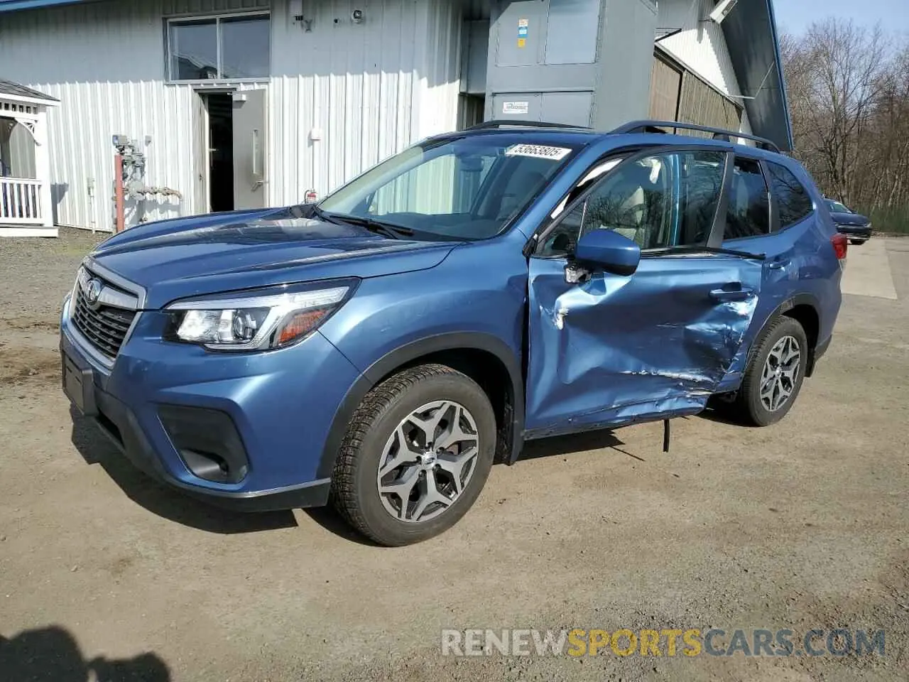1 Photograph of a damaged car JF2SKAEC8KH573830 SUBARU FORESTER 2019