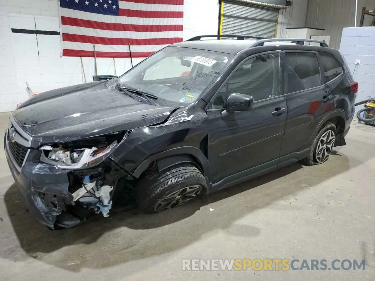 1 Photograph of a damaged car JF2SKAEC9KH595268 SUBARU FORESTER 2019