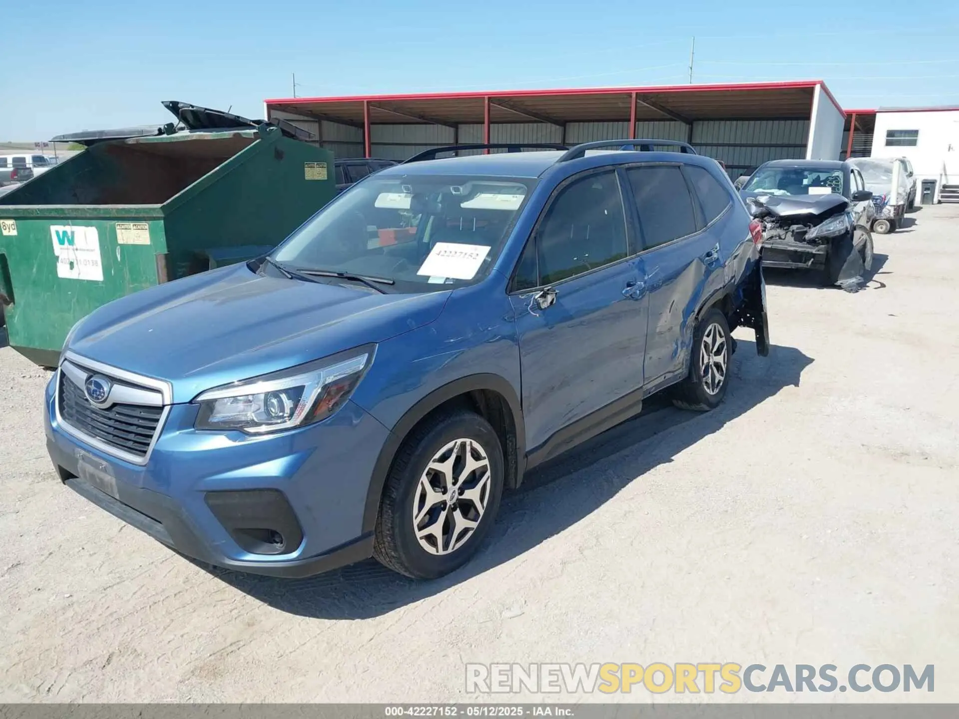 12 Photograph of a damaged car JF2SKAGC1KH545610 SUBARU FORESTER 2019