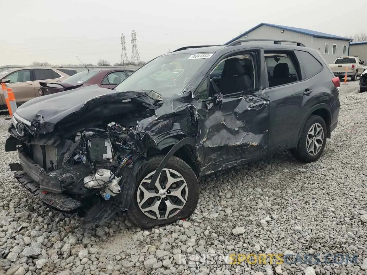 1 Фотография поврежденного автомобиля JF2SKAGC1KH582754 SUBARU FORESTER 2019