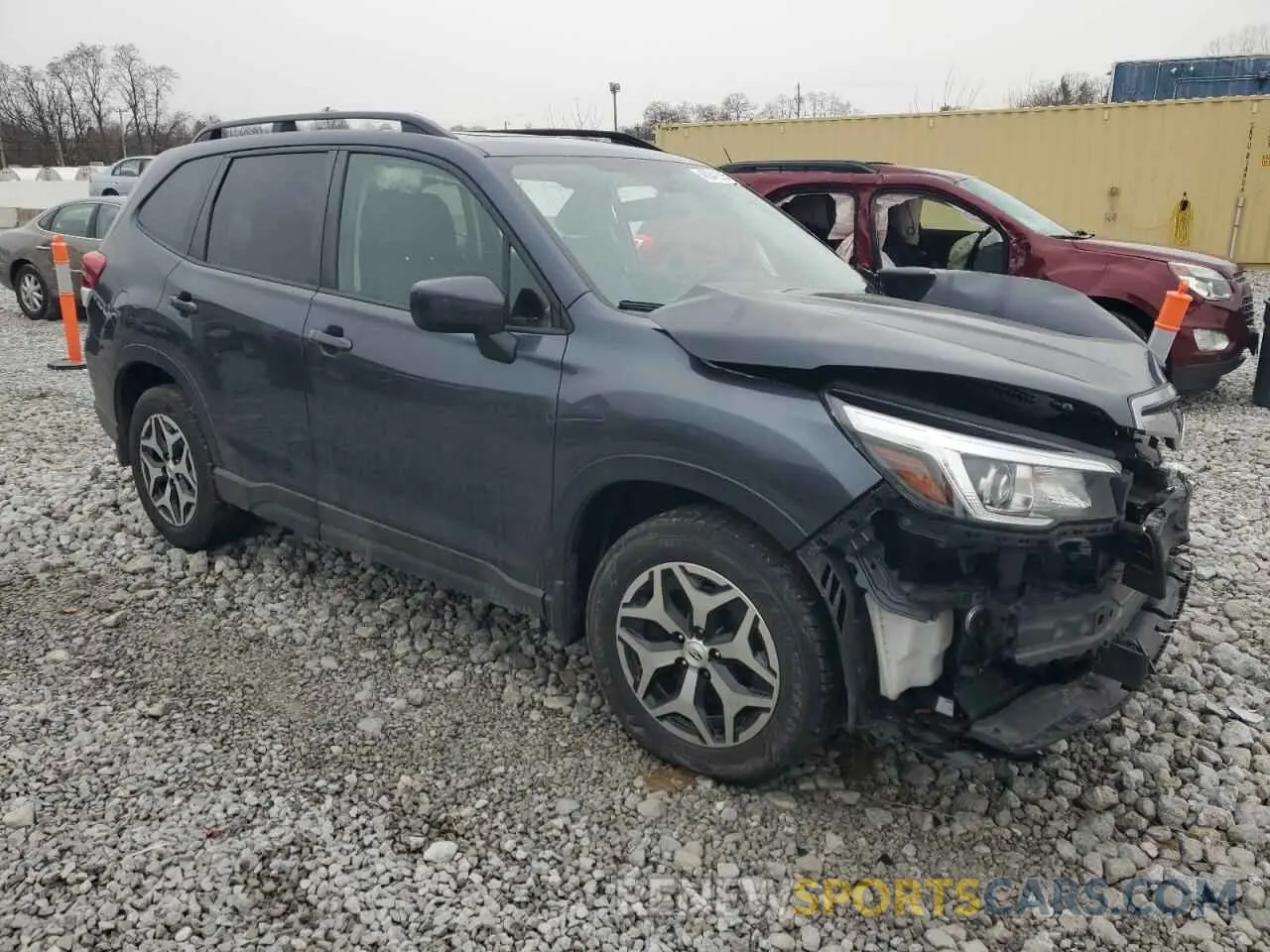 4 Фотография поврежденного автомобиля JF2SKAGC1KH582754 SUBARU FORESTER 2019