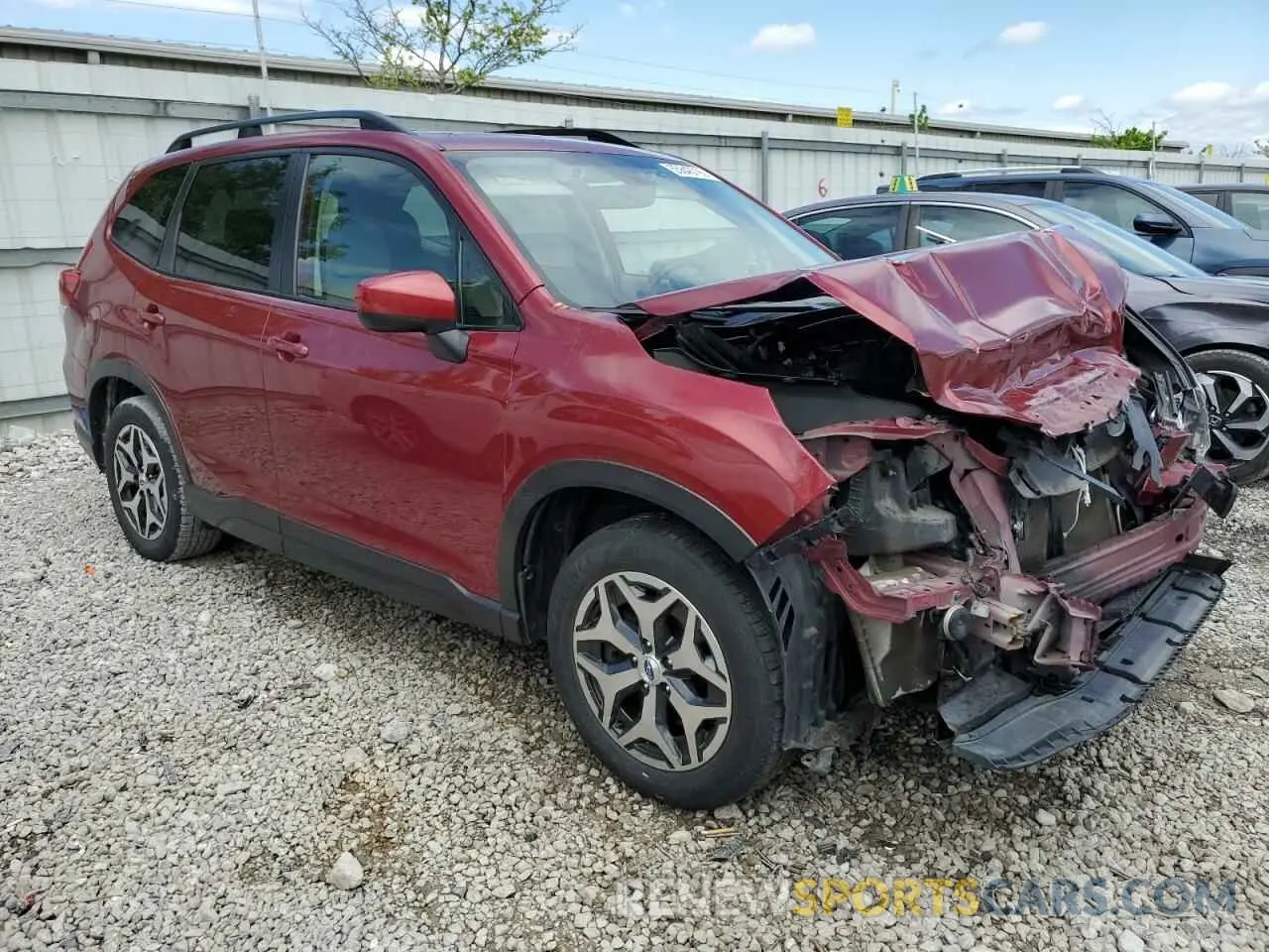 4 Photograph of a damaged car JF2SKAGC2KH449744 SUBARU FORESTER 2019