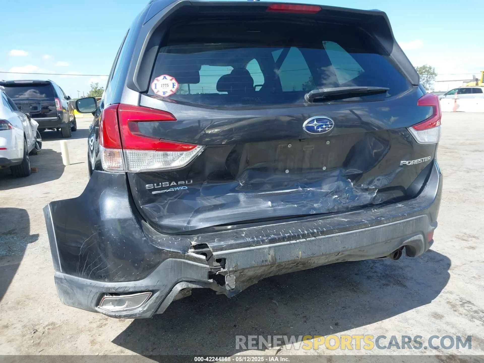 6 Photograph of a damaged car JF2SKAGC4KH420956 SUBARU FORESTER 2019
