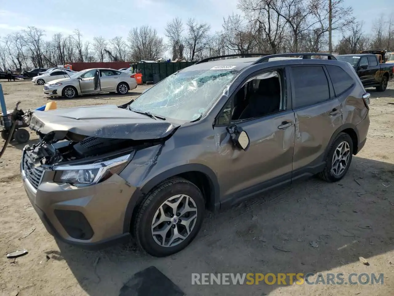 1 Photograph of a damaged car JF2SKAGC4KH488528 SUBARU FORESTER 2019