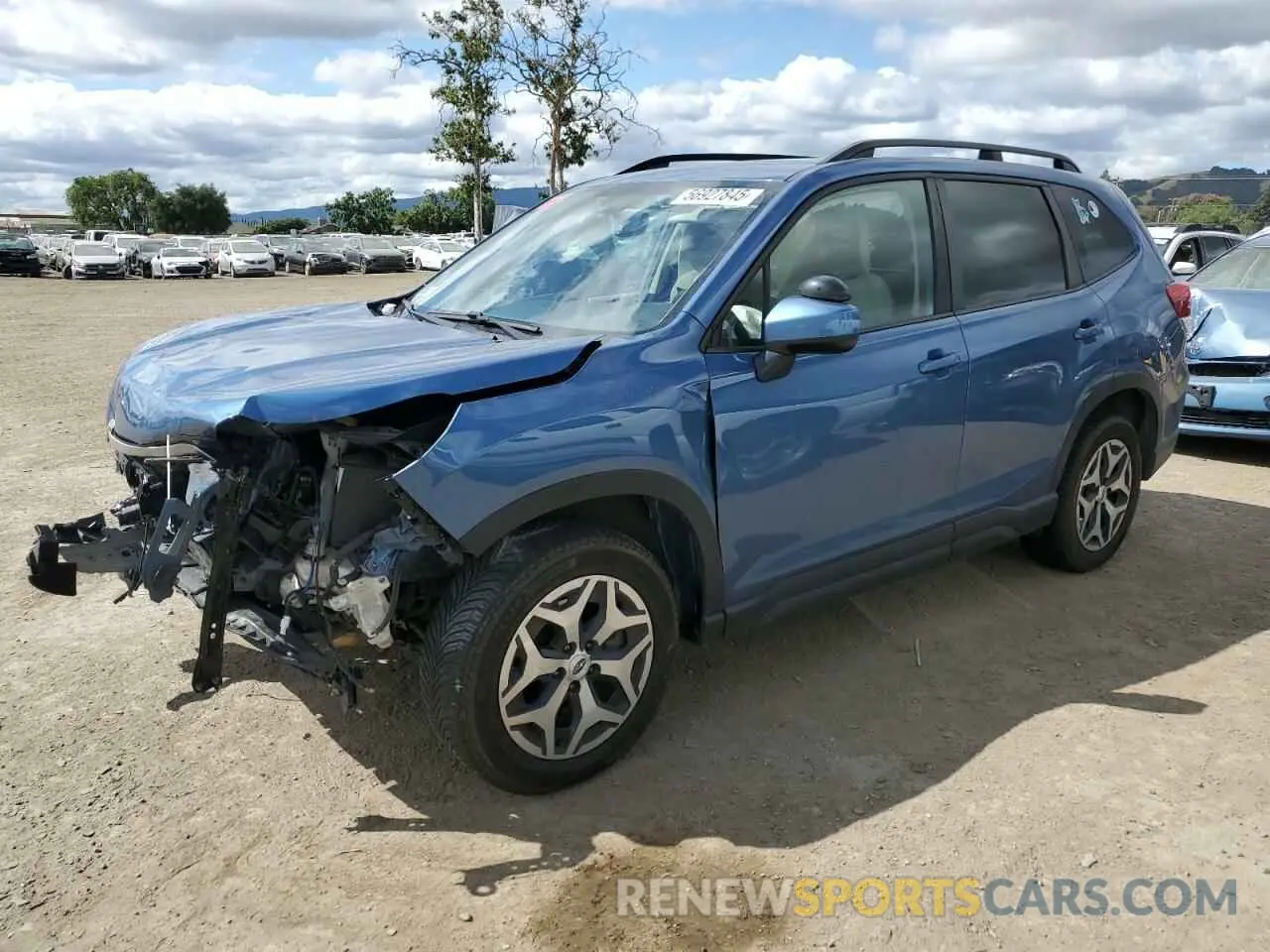 1 Photograph of a damaged car JF2SKAGC5KH449382 SUBARU FORESTER 2019