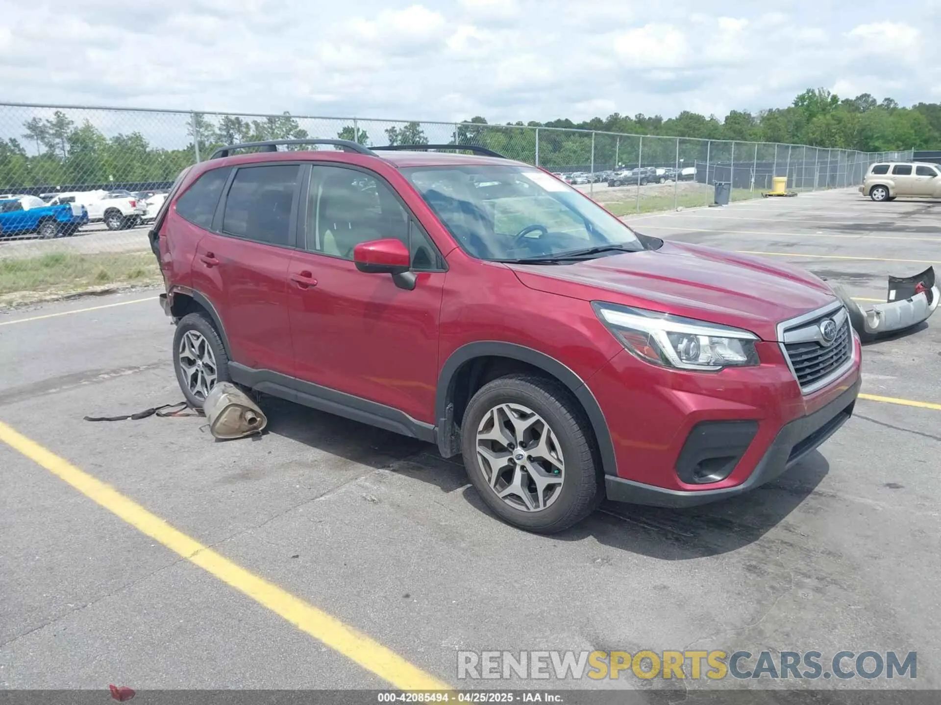 1 Фотография поврежденного автомобиля JF2SKAGC5KH451729 SUBARU FORESTER 2019