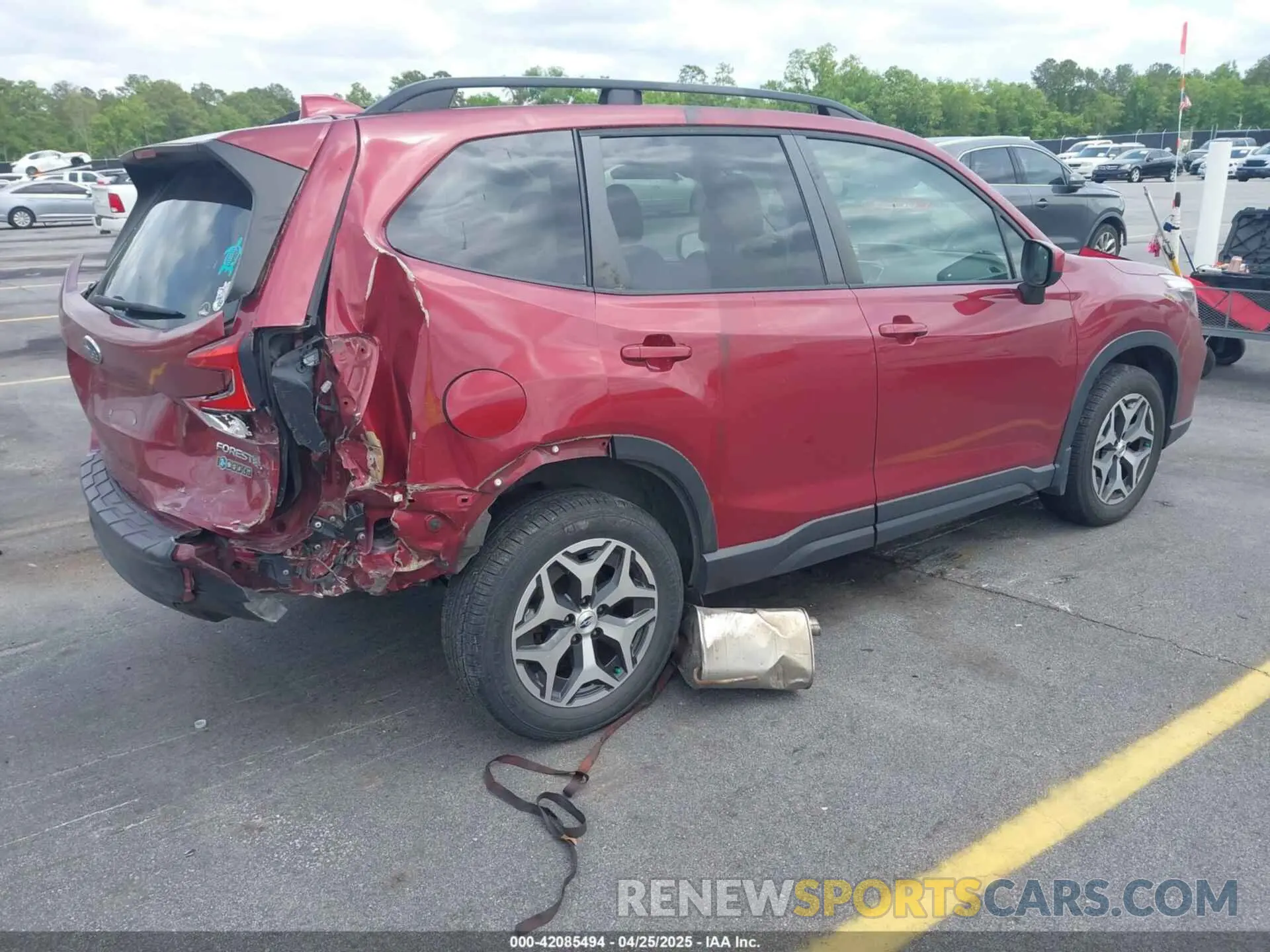 4 Фотография поврежденного автомобиля JF2SKAGC5KH451729 SUBARU FORESTER 2019
