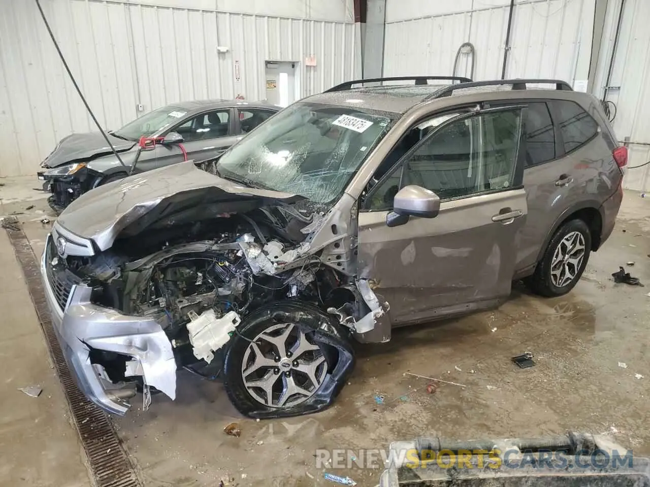 1 Photograph of a damaged car JF2SKAGC6KH477921 SUBARU FORESTER 2019