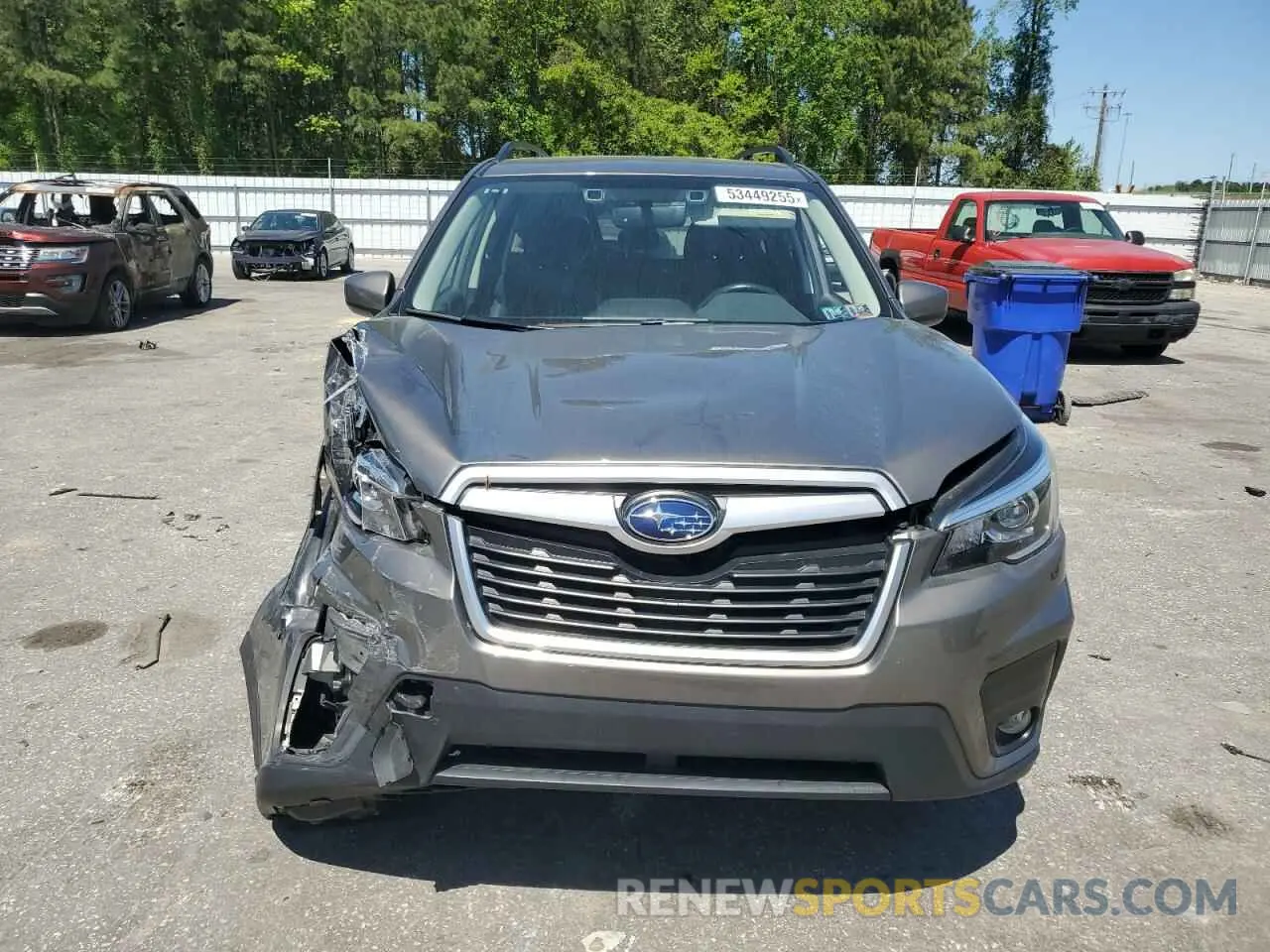 5 Фотография поврежденного автомобиля JF2SKAGC6KH587951 SUBARU FORESTER 2019