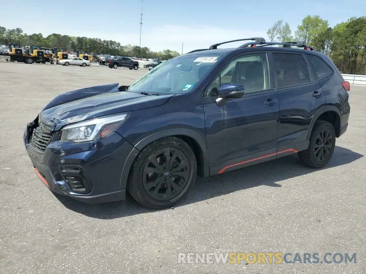 1 Photograph of a damaged car JF2SKAJCXKH489403 SUBARU FORESTER 2019