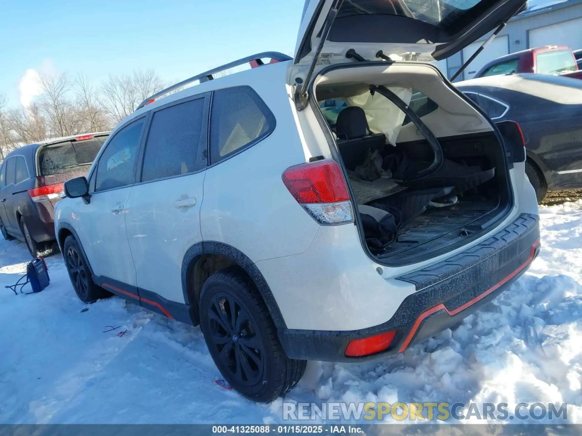 3 Photograph of a damaged car JF2SKAKCXKH528358 SUBARU FORESTER 2019