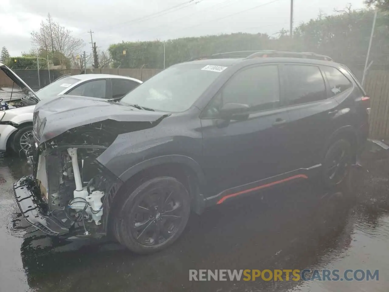 1 Фотография поврежденного автомобиля JF2SKAPC4KH517932 SUBARU FORESTER 2019