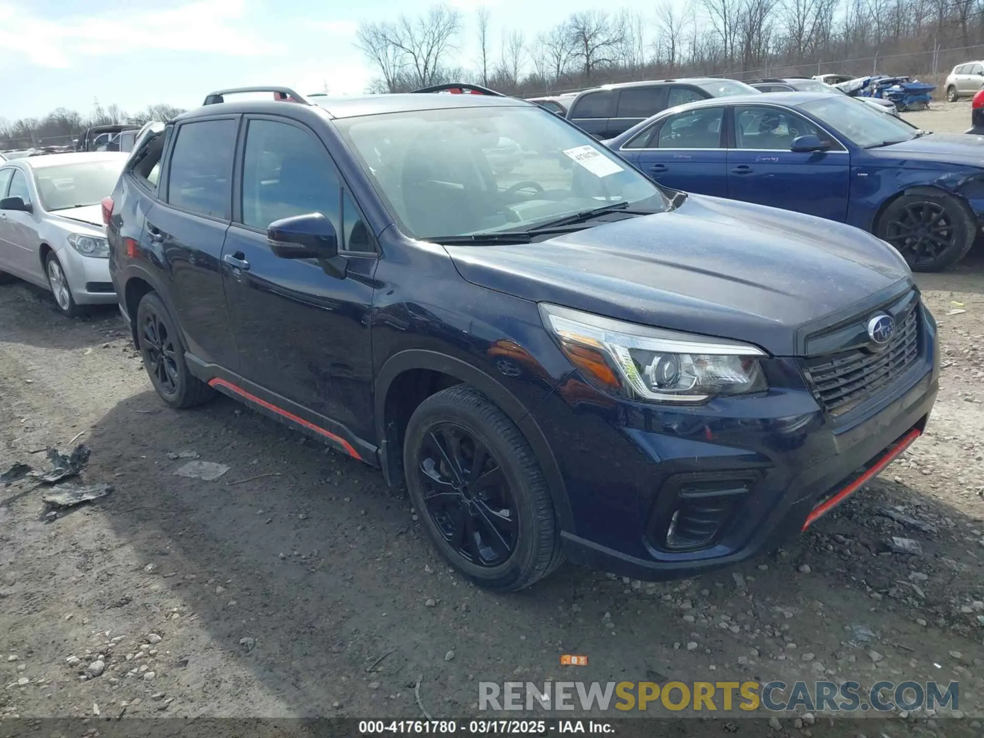 1 Фотография поврежденного автомобиля JF2SKAPC4KH552146 SUBARU FORESTER 2019