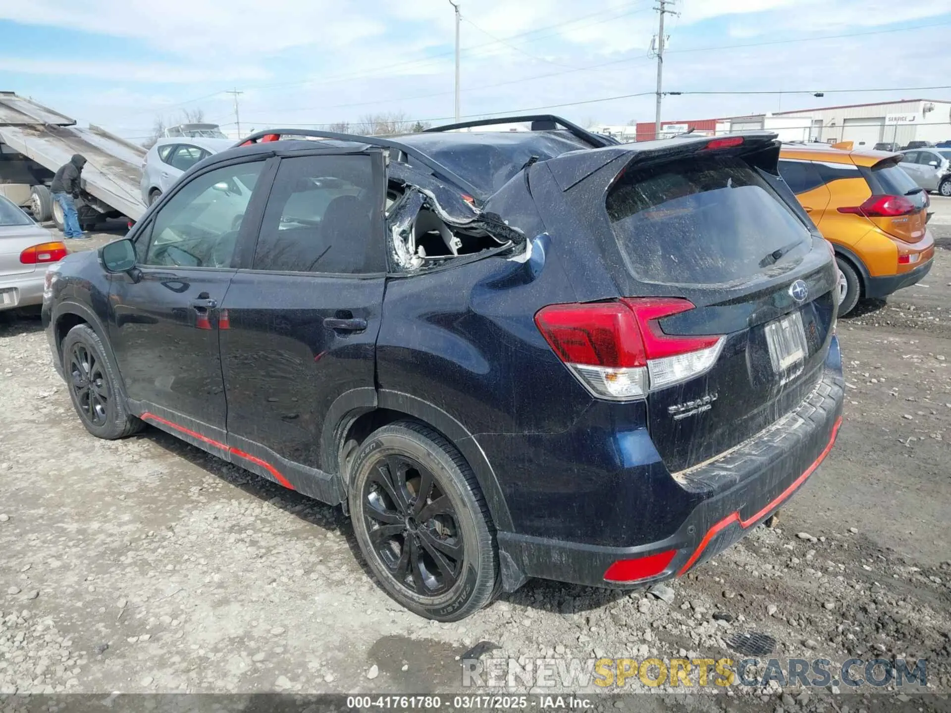 3 Фотография поврежденного автомобиля JF2SKAPC4KH552146 SUBARU FORESTER 2019