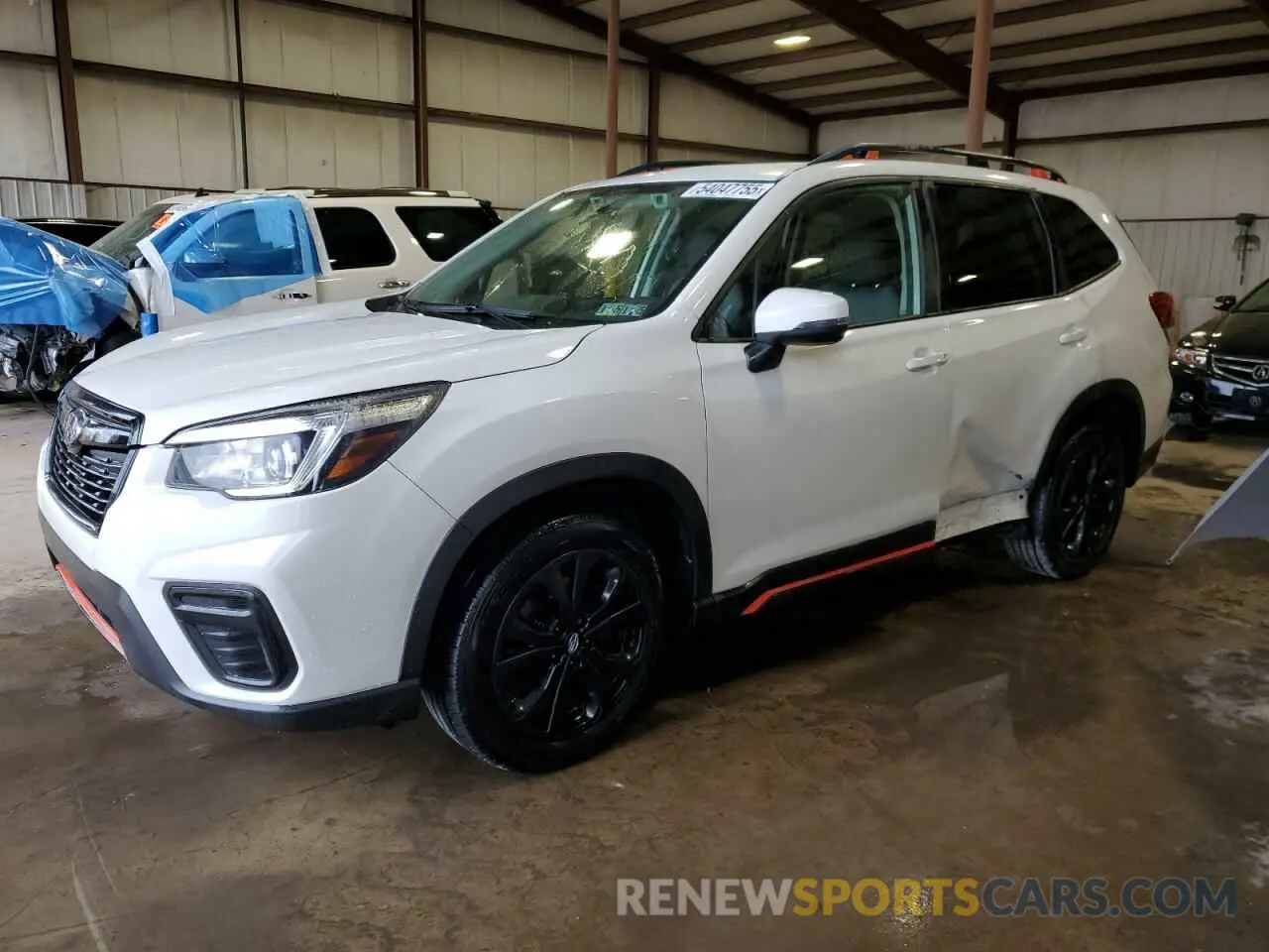 1 Photograph of a damaged car JF2SKAPC5KH439855 SUBARU FORESTER 2019