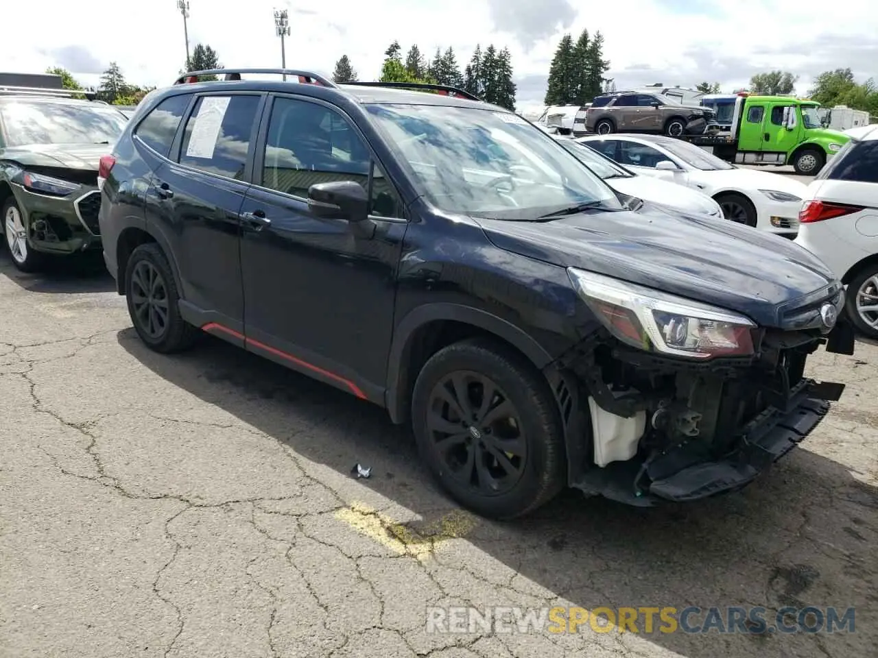 4 Photograph of a damaged car JF2SKAPC5KH559378 SUBARU FORESTER 2019