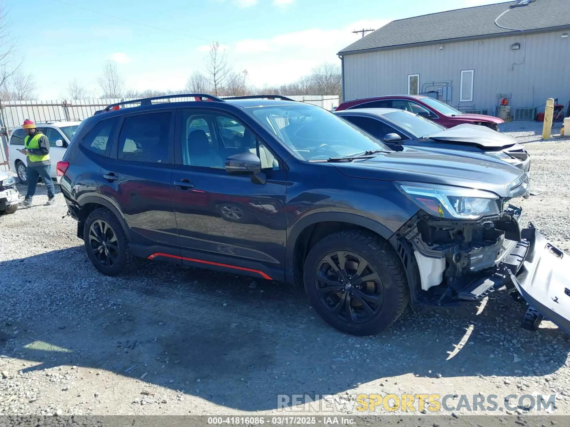 14 Photograph of a damaged car JF2SKAPC7KH543666 SUBARU FORESTER 2019