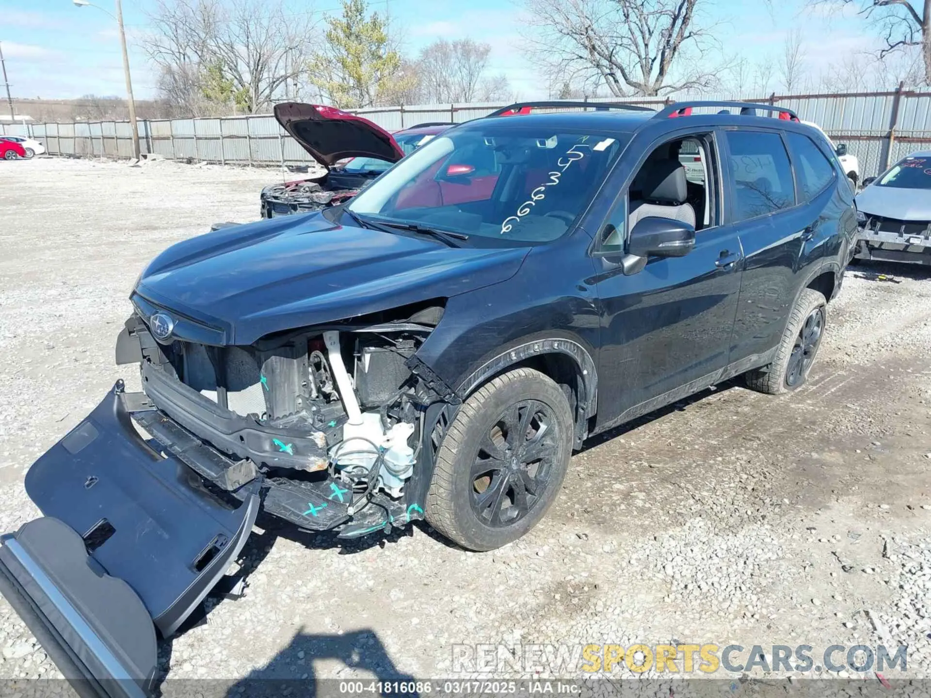 2 Photograph of a damaged car JF2SKAPC7KH543666 SUBARU FORESTER 2019