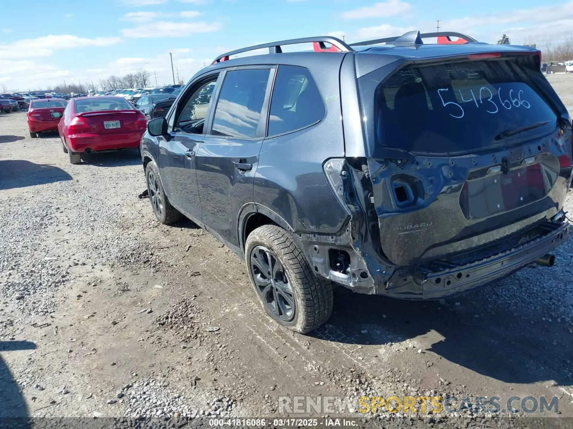 3 Photograph of a damaged car JF2SKAPC7KH543666 SUBARU FORESTER 2019