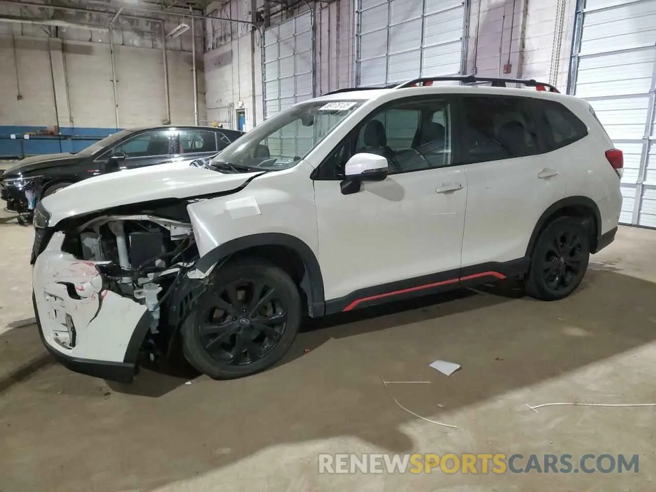 1 Photograph of a damaged car JF2SKAPC9KH424985 SUBARU FORESTER 2019
