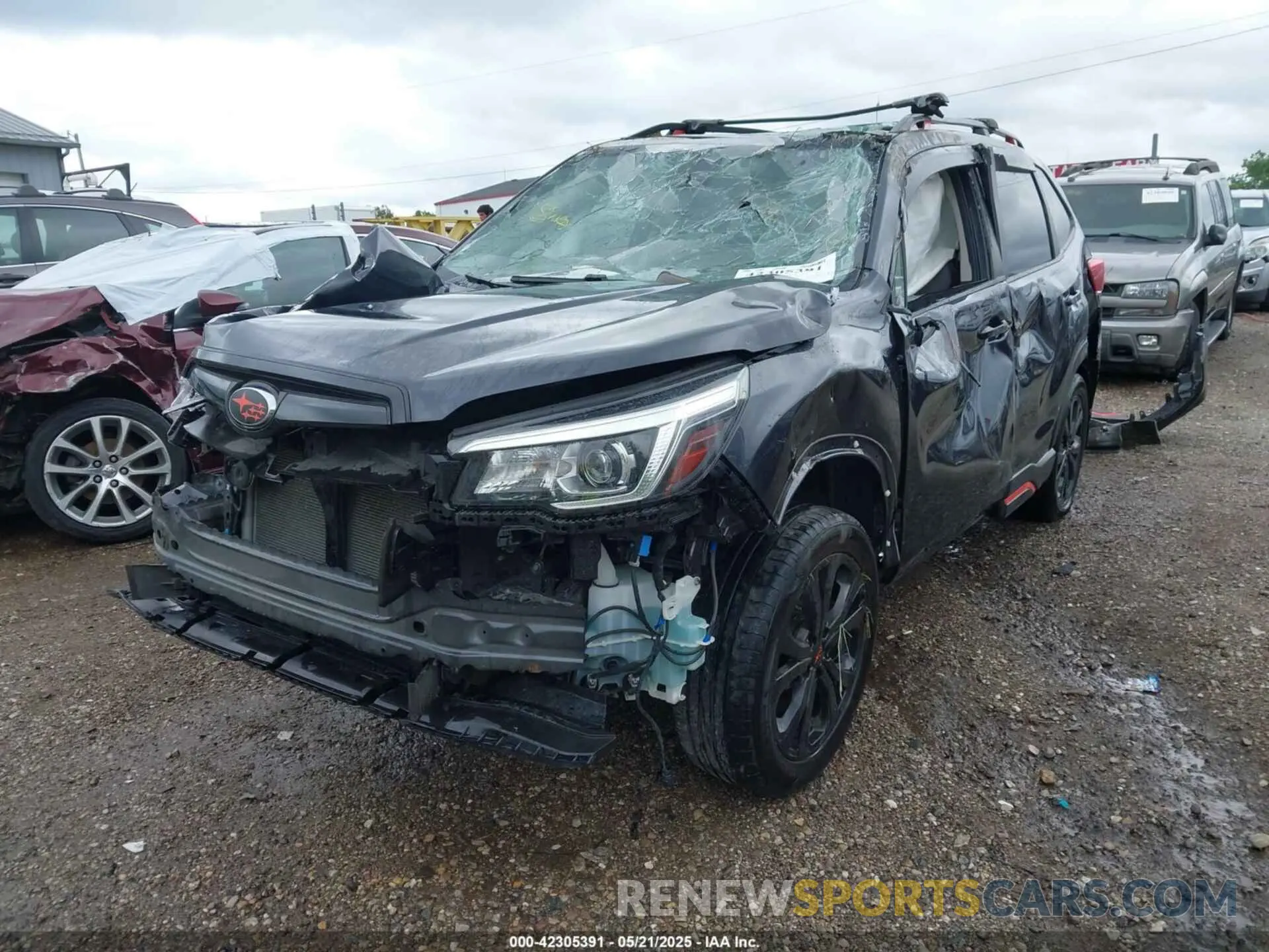 2 Фотография поврежденного автомобиля JF2SKAPC9KH548724 SUBARU FORESTER 2019