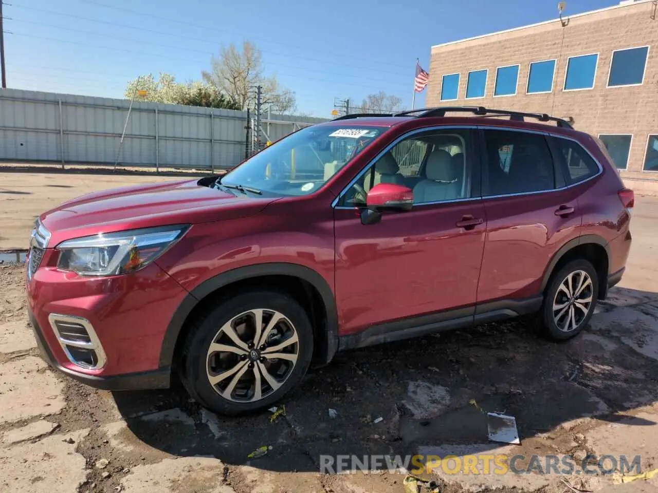 1 Фотография поврежденного автомобиля JF2SKAUC1KH517682 SUBARU FORESTER 2019