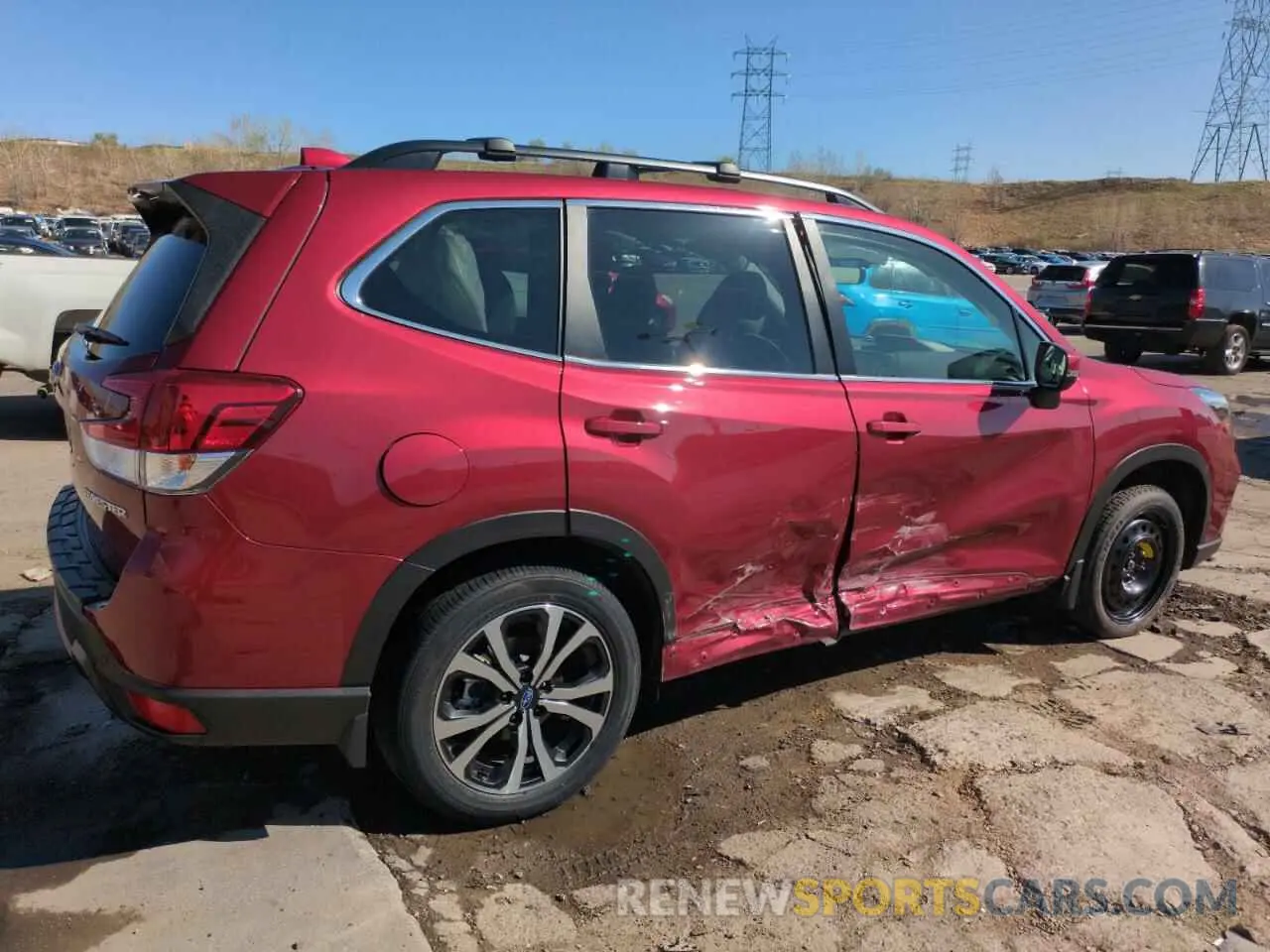 3 Фотография поврежденного автомобиля JF2SKAUC1KH517682 SUBARU FORESTER 2019