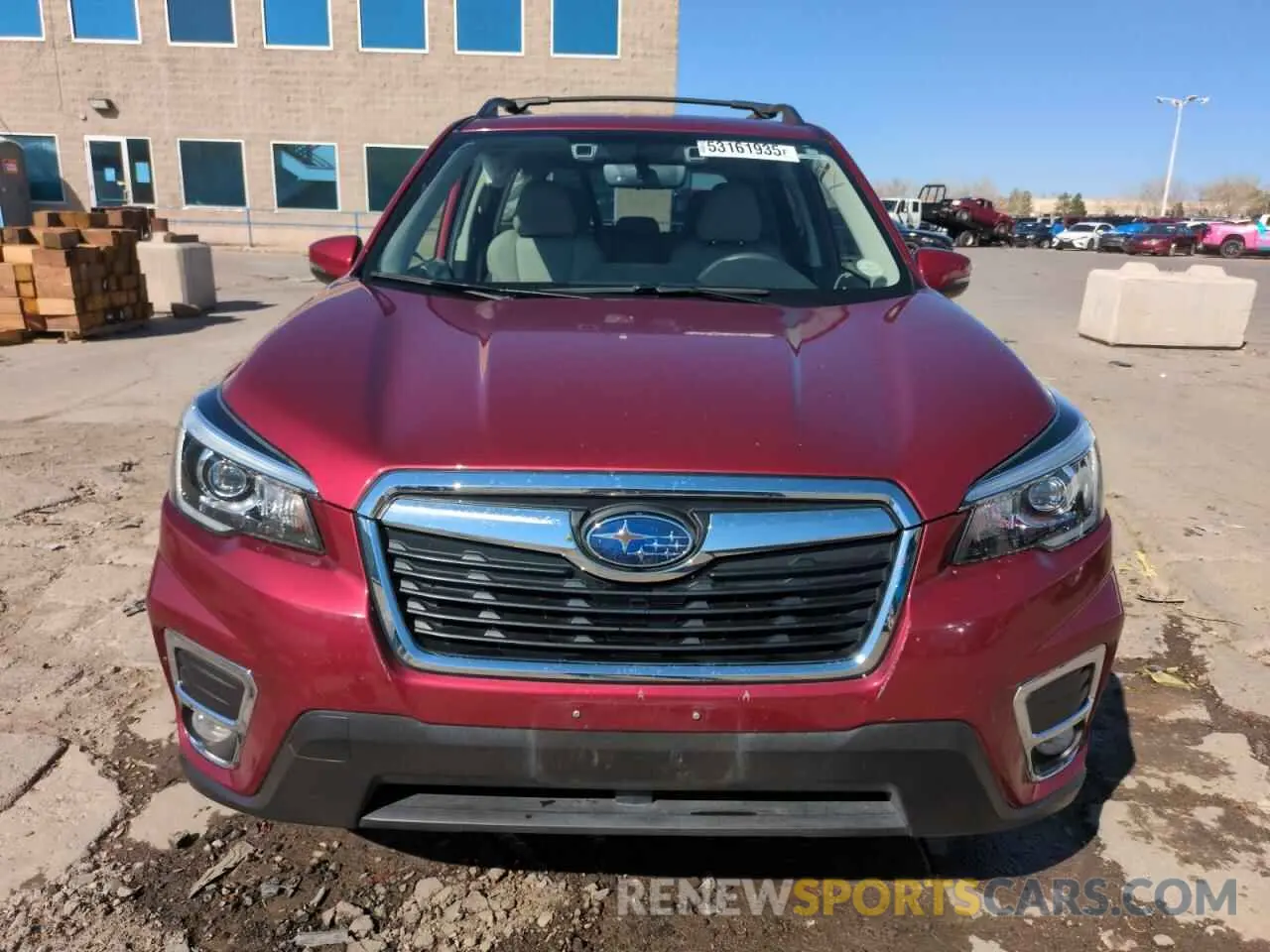 5 Фотография поврежденного автомобиля JF2SKAUC1KH517682 SUBARU FORESTER 2019