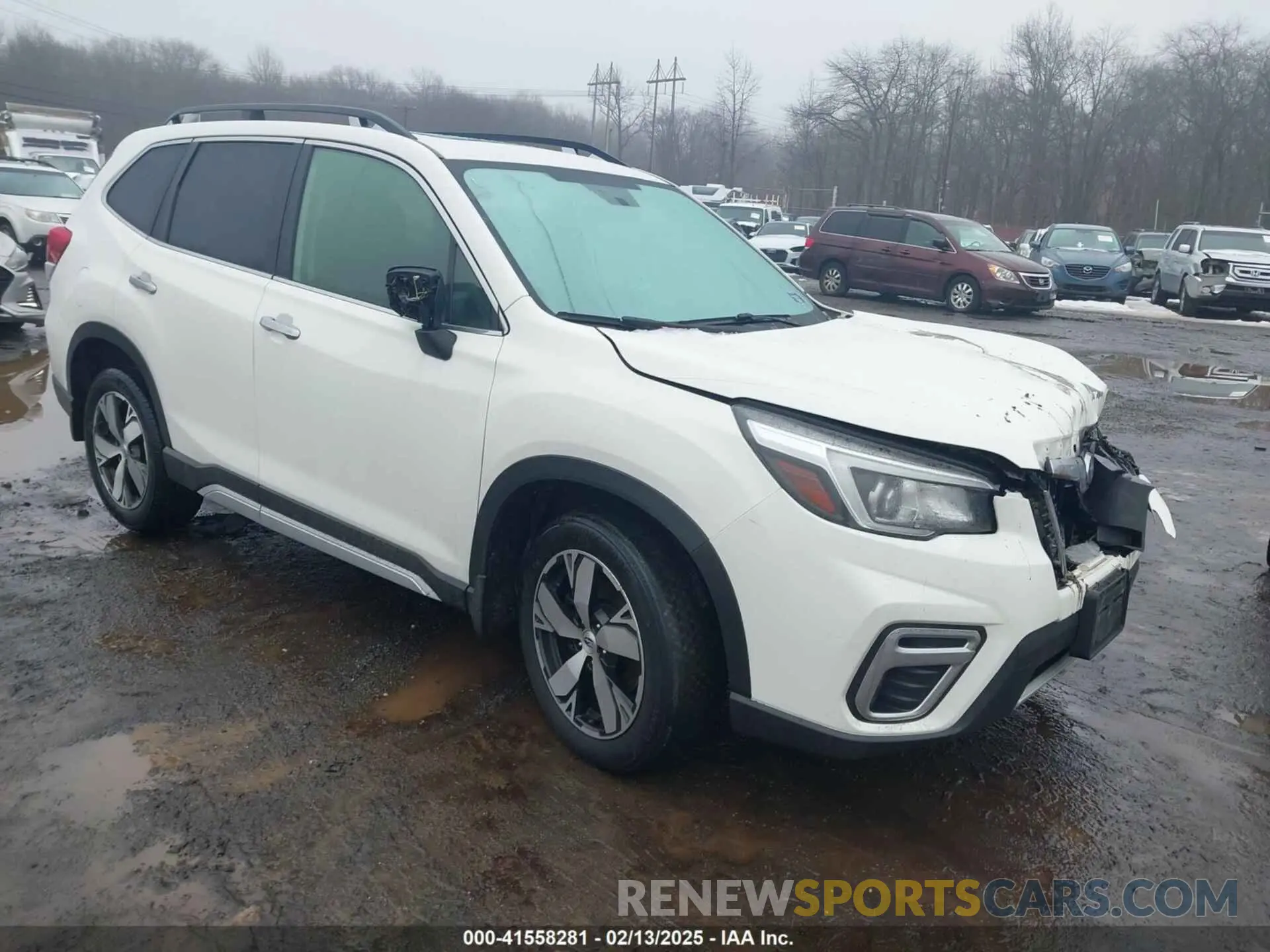 1 Фотография поврежденного автомобиля JF2SKAWC3KH555900 SUBARU FORESTER 2019