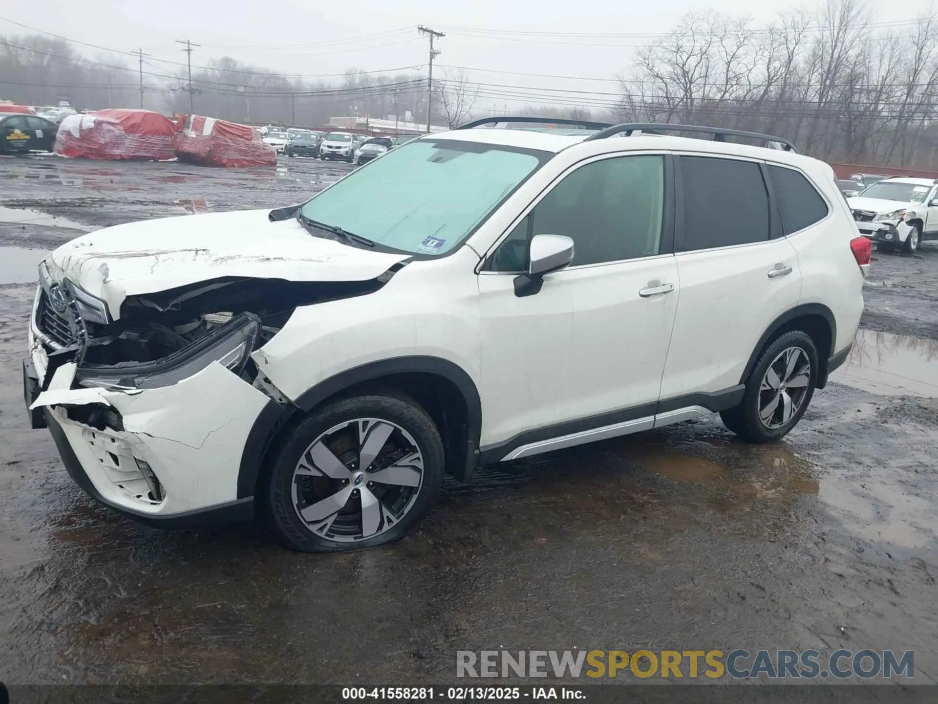 2 Фотография поврежденного автомобиля JF2SKAWC3KH555900 SUBARU FORESTER 2019