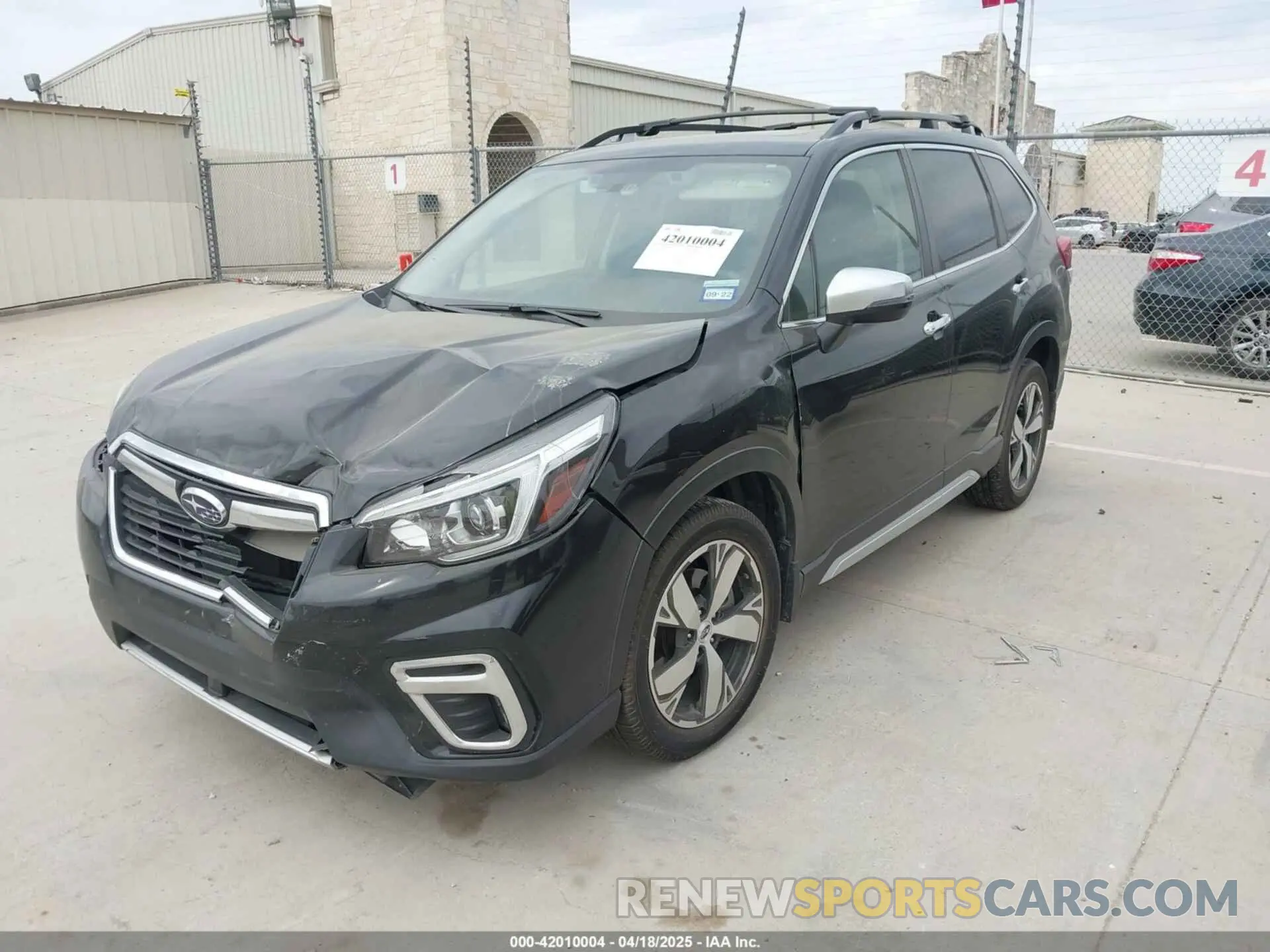 2 Photograph of a damaged car JF2SKAWC5KH551119 SUBARU FORESTER 2019