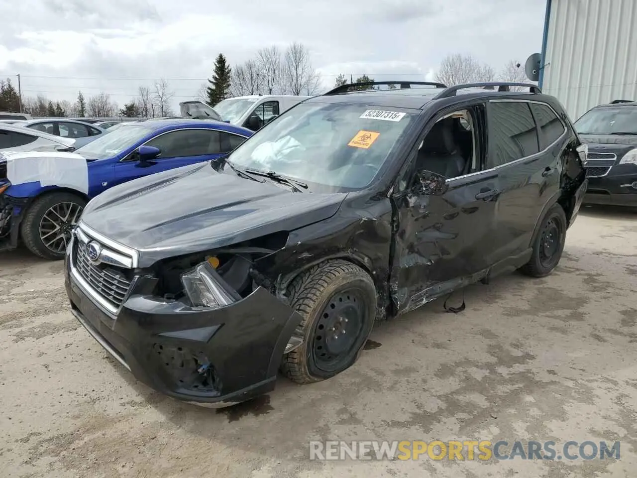 1 Photograph of a damaged car JF2SKEUC1KH418495 SUBARU FORESTER 2019