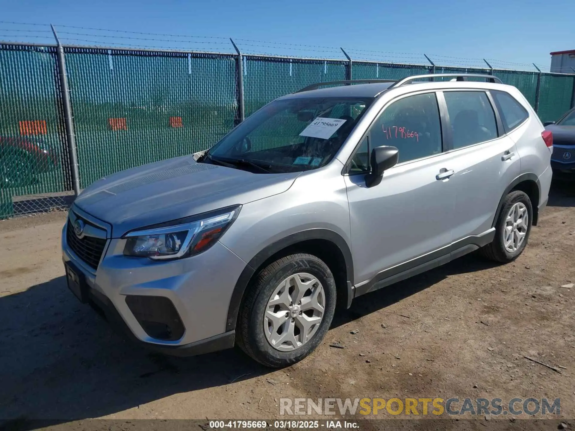 2 Фотография поврежденного автомобиля JF2SKADC3LH452240 SUBARU FORESTER 2020