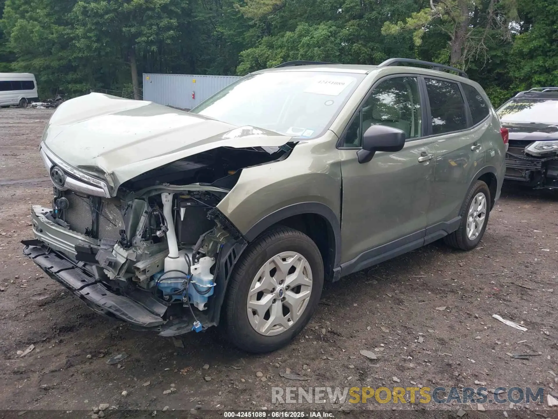 2 Photograph of a damaged car JF2SKADC3LH514123 SUBARU FORESTER 2020