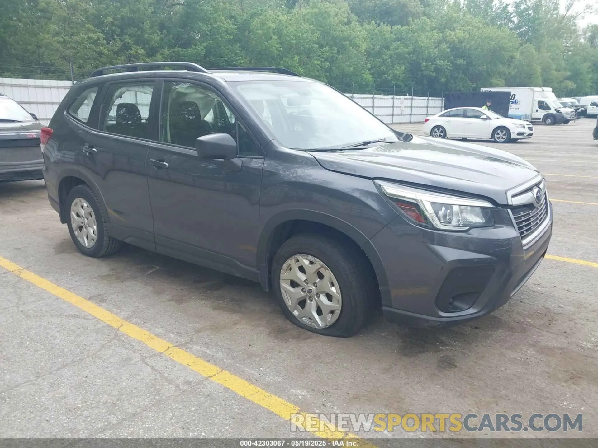 1 Photograph of a damaged car JF2SKADC5LH428621 SUBARU FORESTER 2020
