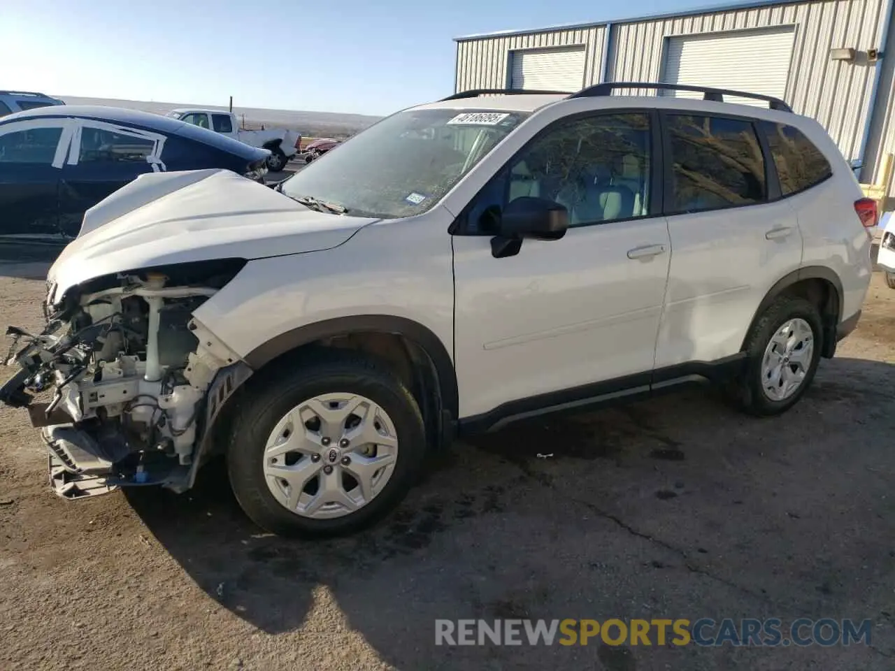 1 Photograph of a damaged car JF2SKADC5LH433494 SUBARU FORESTER 2020