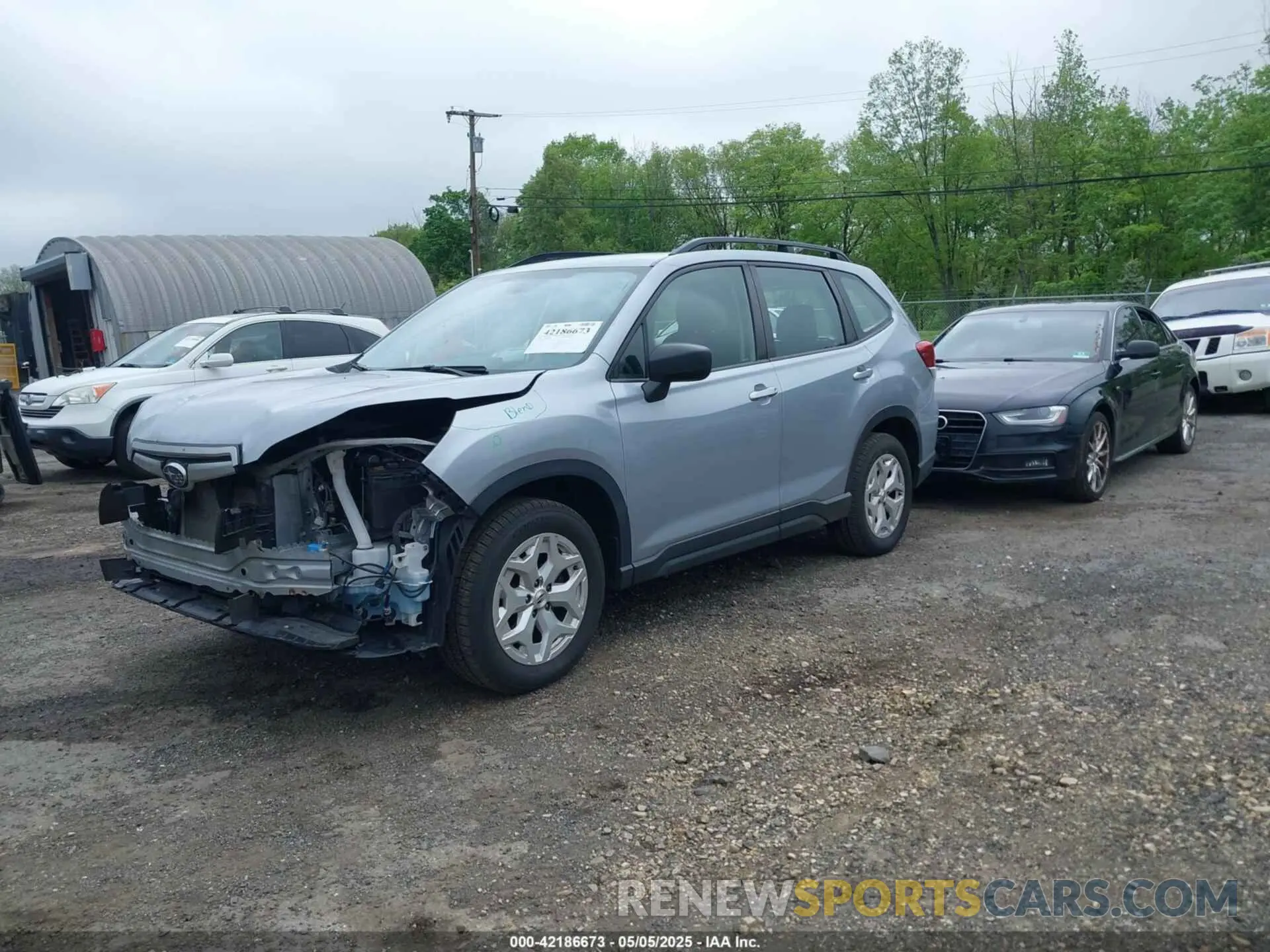 2 Фотография поврежденного автомобиля JF2SKADC7LH428166 SUBARU FORESTER 2020