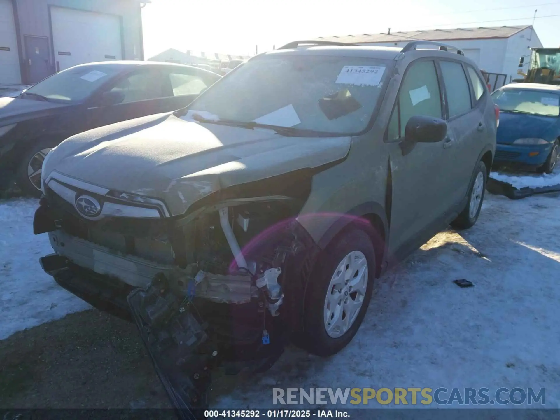 2 Photograph of a damaged car JF2SKADC7LH483796 SUBARU FORESTER 2020