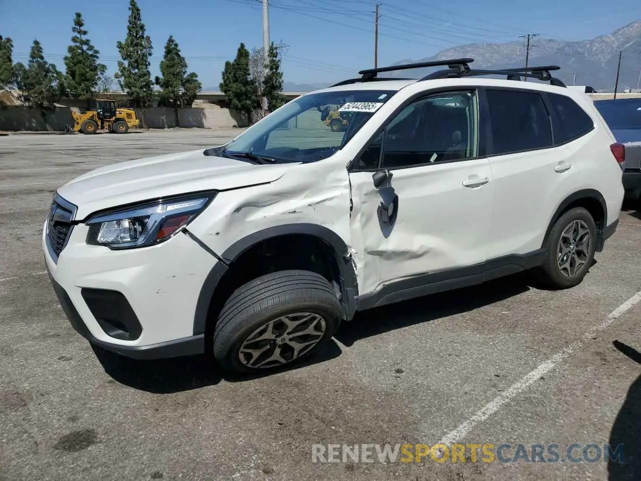 1 Photograph of a damaged car JF2SKAGC1LH454113 SUBARU FORESTER 2020