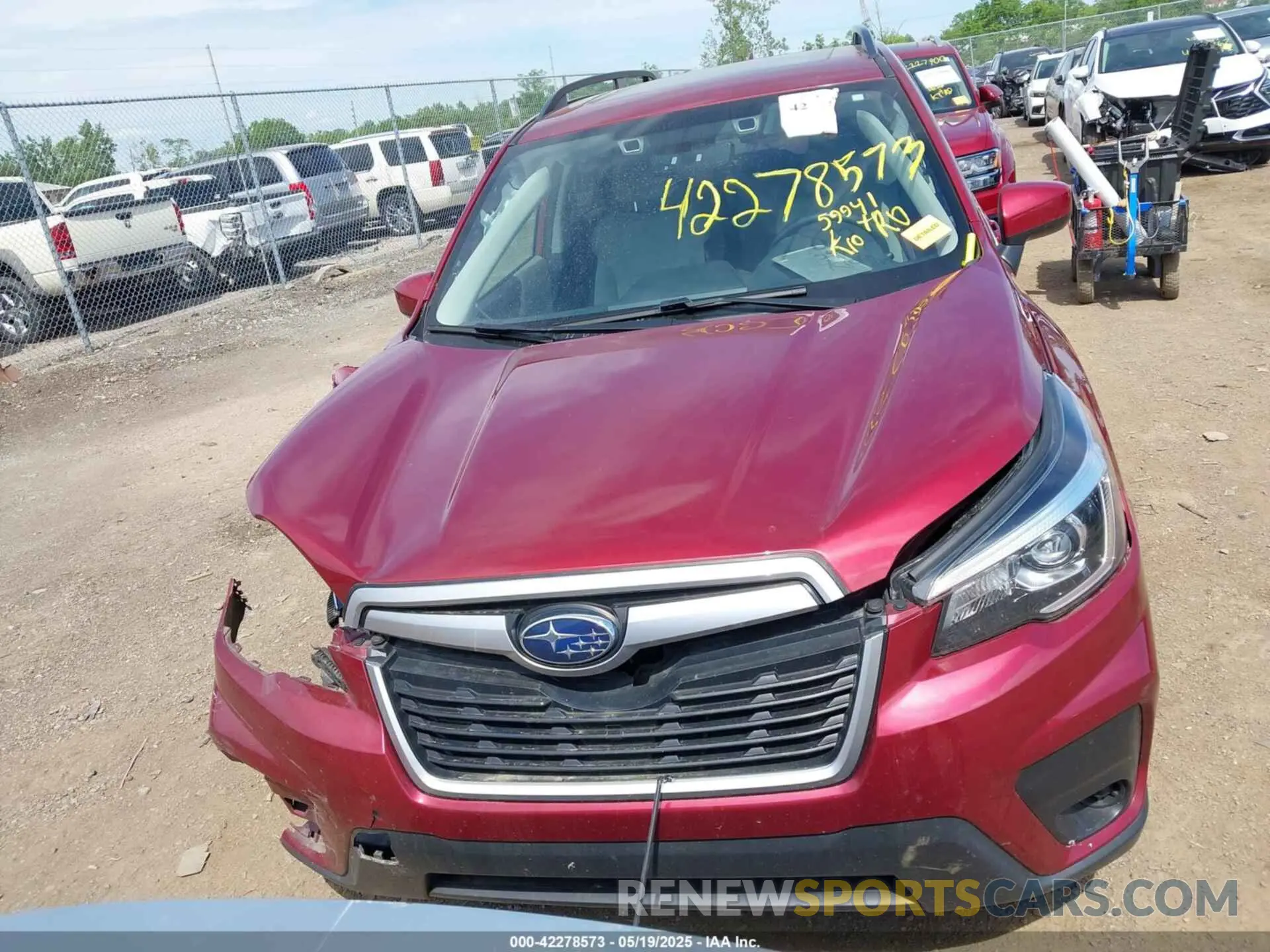 12 Photograph of a damaged car JF2SKAJC2LH590565 SUBARU FORESTER 2020