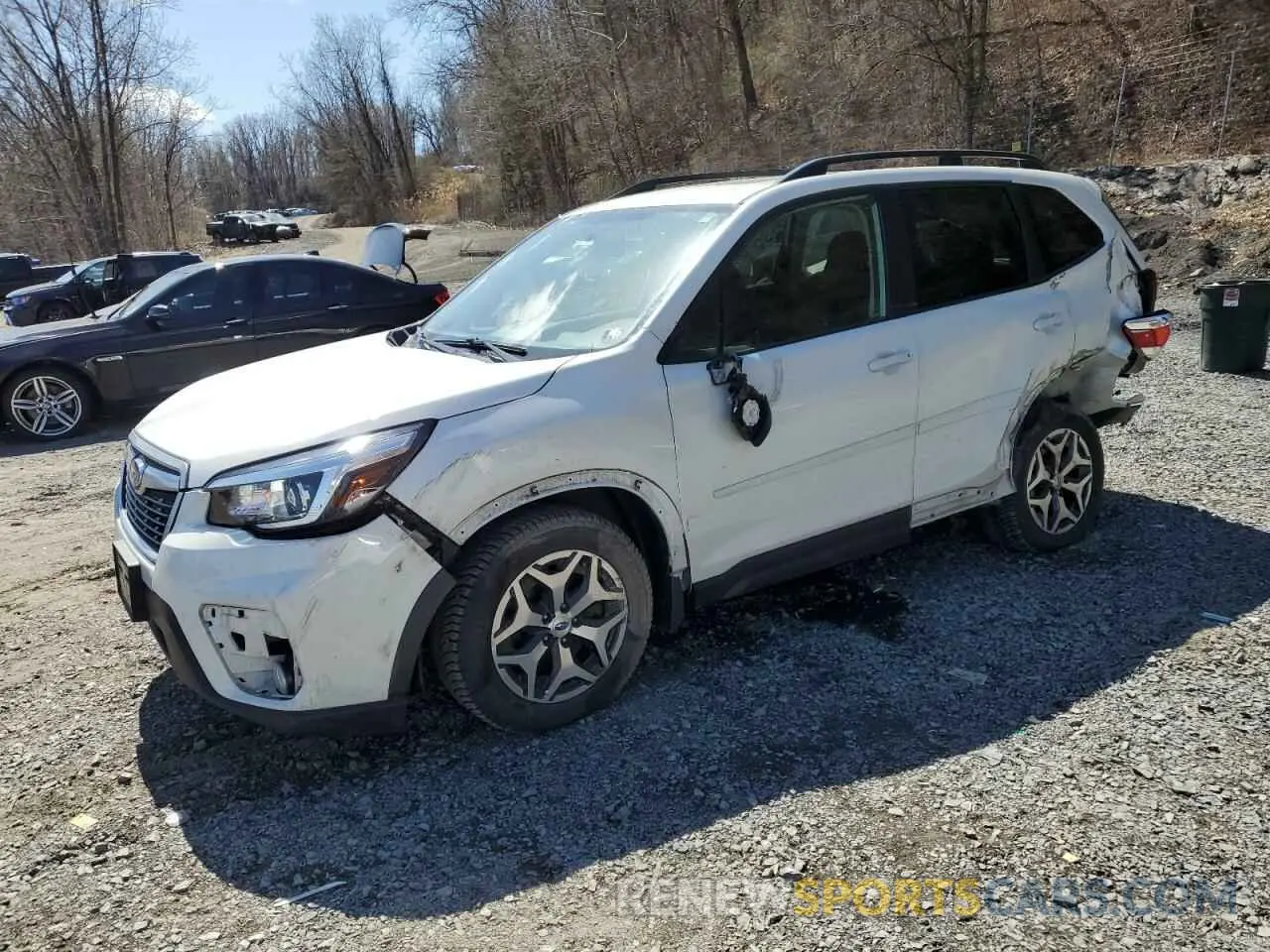 1 Photograph of a damaged car JF2SKAJC3LH421462 SUBARU FORESTER 2020