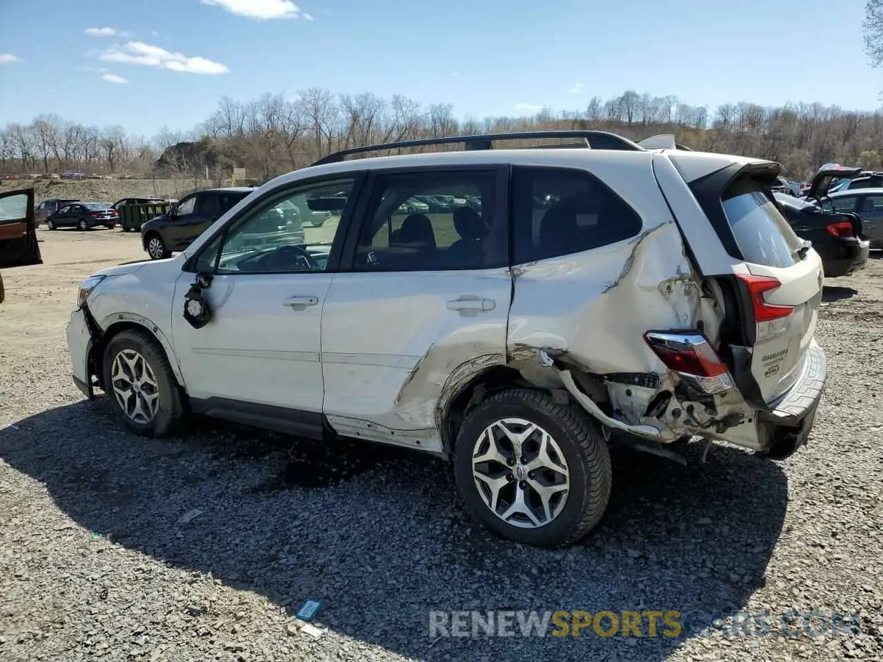 2 Photograph of a damaged car JF2SKAJC3LH421462 SUBARU FORESTER 2020